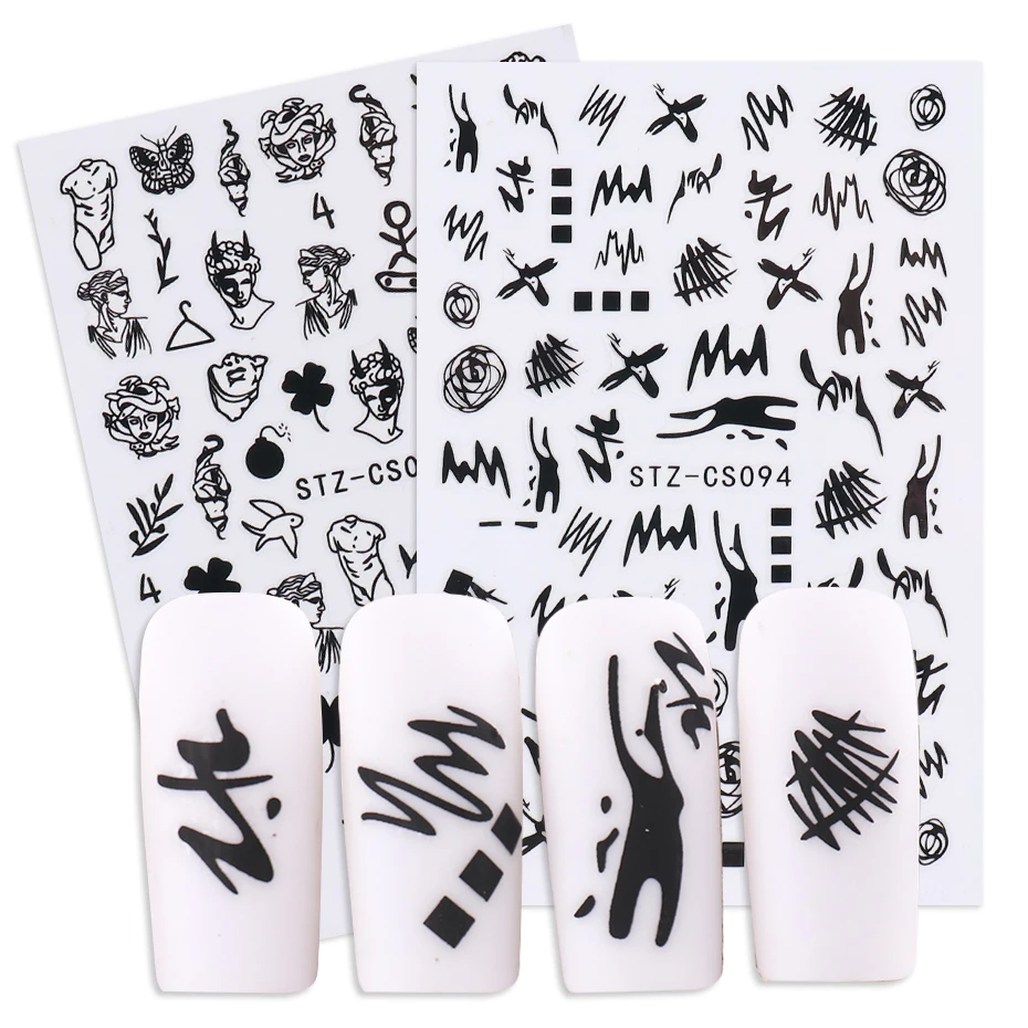 Muscle Man 3D Nail Art Decoration Stickers Simple Sketch Face Geometry Fitness Boy Black White Sliders Nails Decals BESTZCS-094
Muscle Man 3D Nail Art Decoration Stickers Simple Sketch Face Geometry Fitness Boy Black White Sliders Nails Decals BESTZCS-094