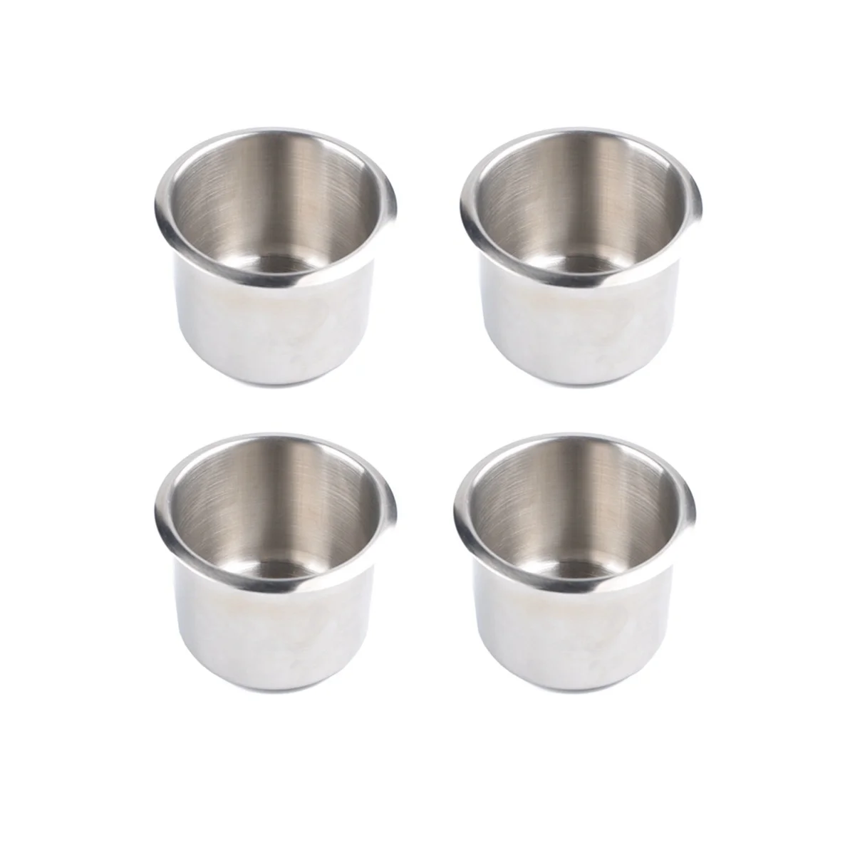 4Pcs Universal Marine Boat Cup Holder 68X55mm Stainless Steel Drop in Drink Cup Holder for Poker Table Couch
4Pcs Universal Marine Boat Cup Holder 68X55mm Stainless Steel Drop in Drink Cup Holder for Poker Table Couch