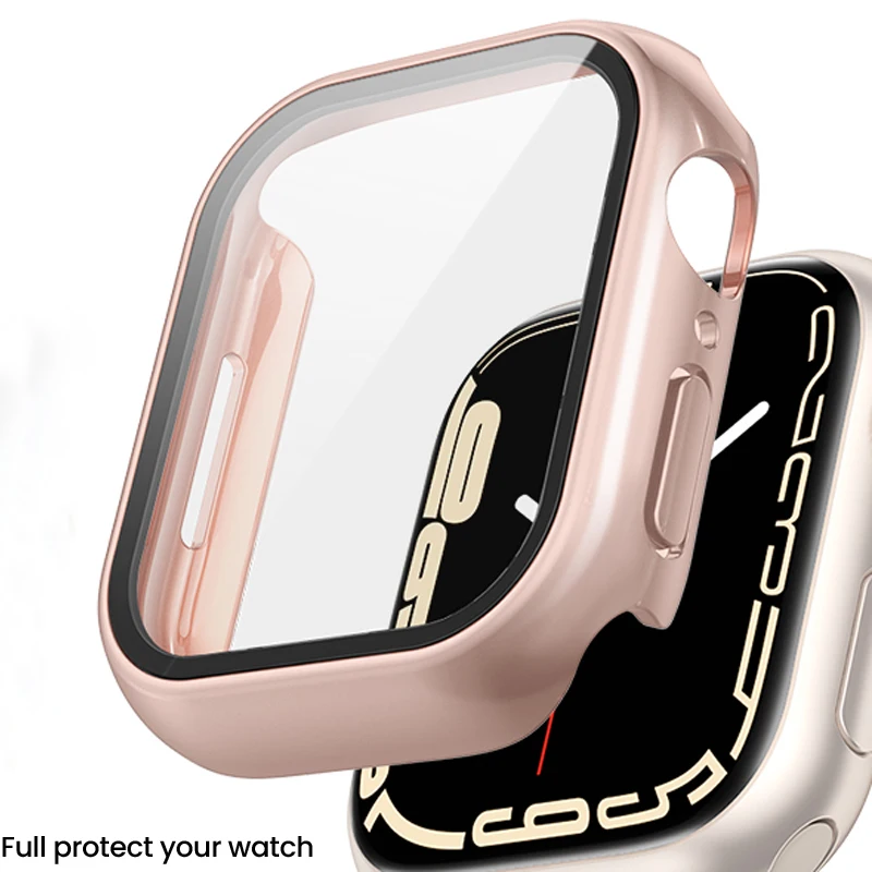 Screen Protector for Apple Watch Case 44mm 45mm 41mm 40mm iwatch 6 SE 5 3 42mm 38mm Tempered Glass+cover Apple watch Series 7 8
Screen Protector for Apple Watch Case 44mm 45mm 41mm 40mm iwatch 6 SE 5 3 42mm 38mm Tempered Glass+cover Apple watch Series 7 8