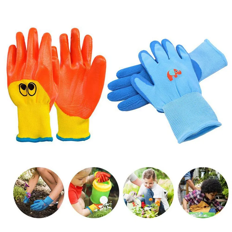 Breathable Children Gardening Gloves Toddlers Household Cartoon Animal Oil Resistant Non-slip Anti-stab Handwork Gloves 
Breathable Children Gardening Gloves Toddlers Household Cartoon Animal Oil Resistant Non-slip Anti-stab Handwork Gloves