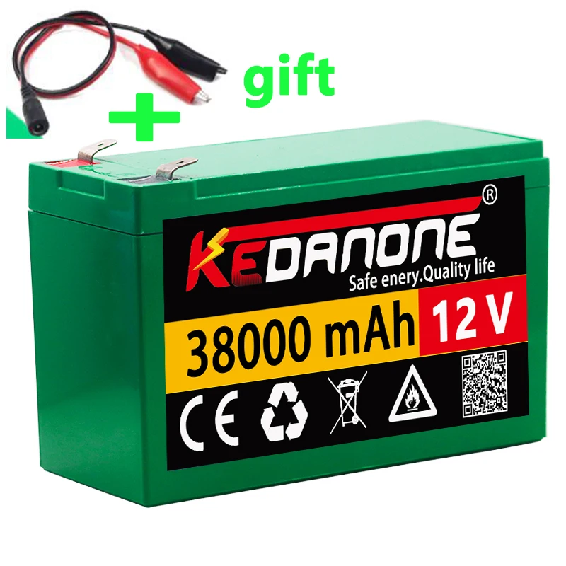 18650 12V 38Ah Lithium ion Rechargeable Battery Pack 12.6v for Kids Electric Cars Toy Sprayer Scale Access Control
18650 12V 38Ah Lithium ion Rechargeable Battery Pack 12.6v for Kids Electric Cars Toy Sprayer Scale Access Control