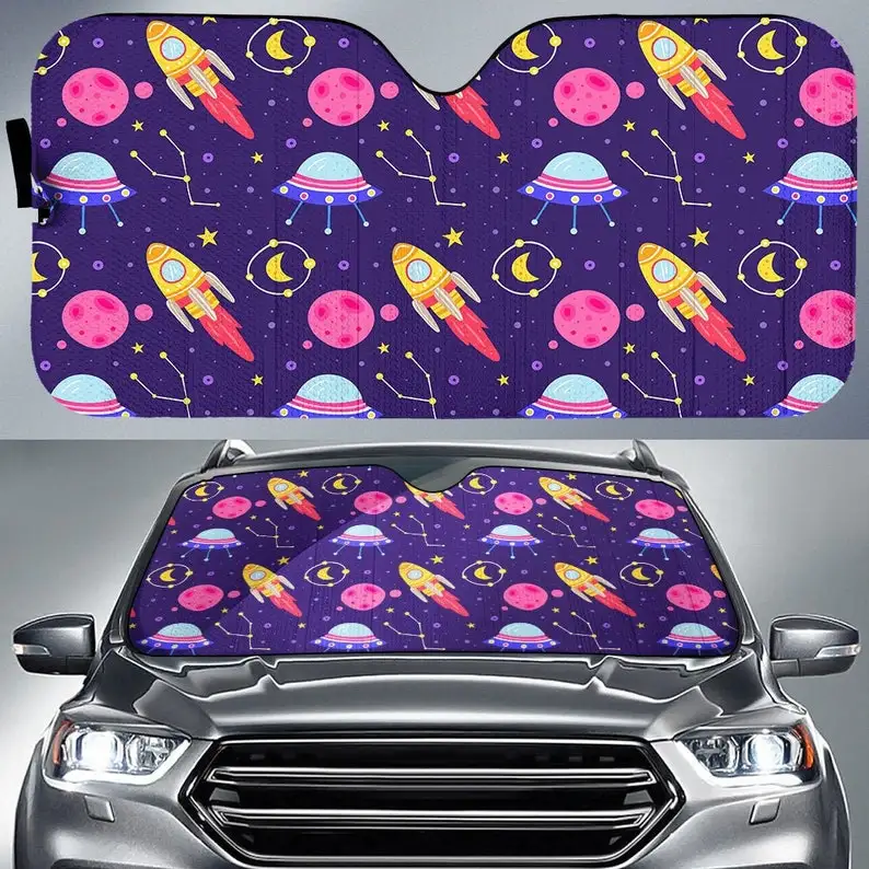 Custom Space Animal Car Auto Sun Shade, Zendoodle Car Decor, Astronaut Car Accessories, Personalised Space Rocket
Custom Space Animal Car Auto Sun Shade, Zendoodle Car Decor, Astronaut Car Accessories, Personalised Space Rocket