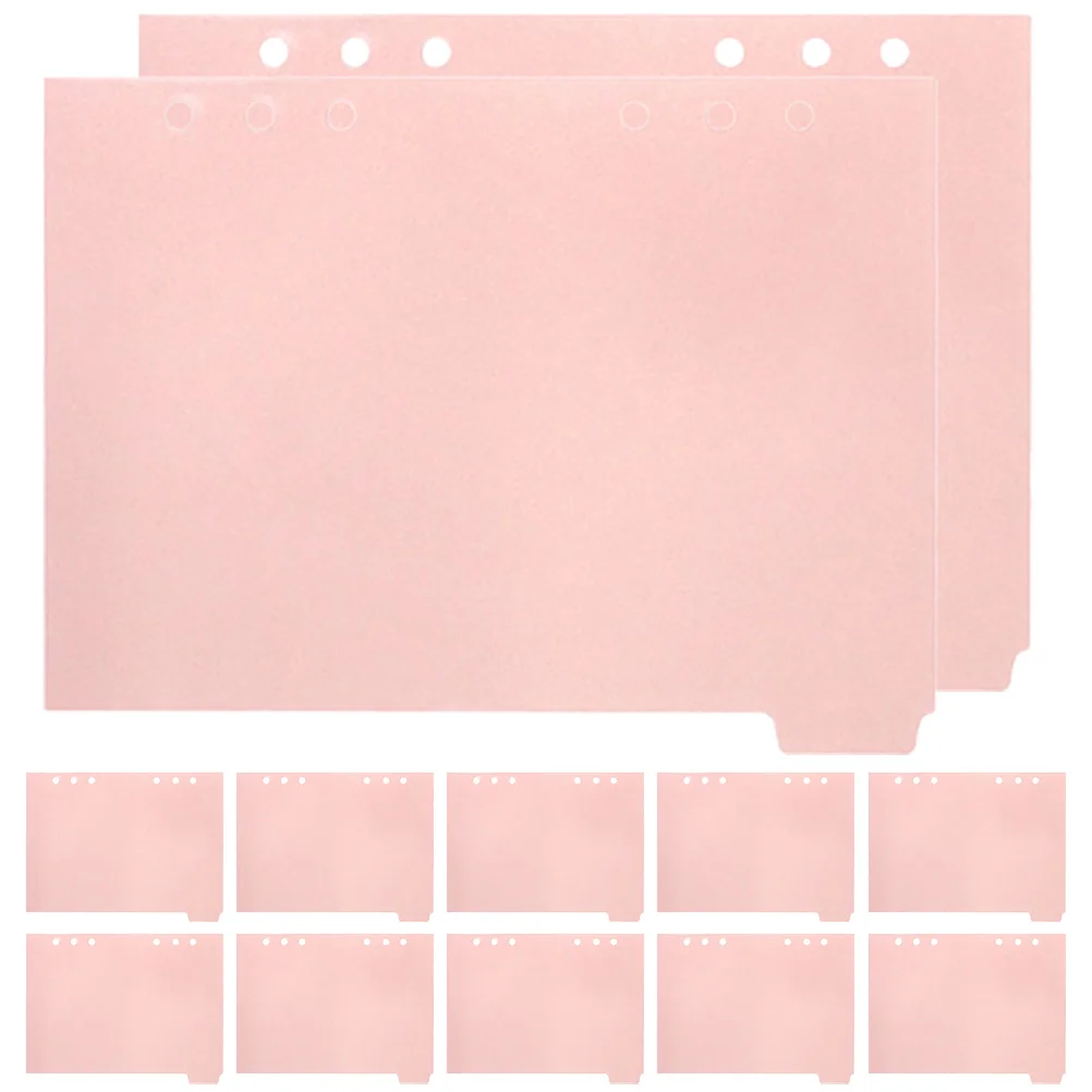 12Pcs Convenient Binder Dividers Daily Use Notebook Dividers Household Binder Tabs
12Pcs Convenient Binder Dividers Daily Use Notebook Dividers Household Binder Tabs