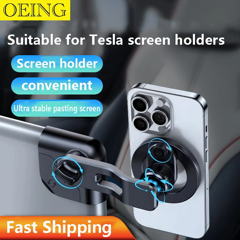 Magnetic Car Phone Hidden Holder for Tesla Display APP Foldable 360 Degree Rotation Metal Car Mount for iPhone 12 13 14 Pro Max
Magnetic Car Phone Hidden Holder for Tesla Display APP Foldable 360 Degree Rotation Metal Car Mount for iPhone 12 13 14 Pro Max