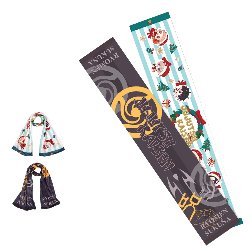 ELBCOS Jujutsu Kaisen Itadori Yuji Fushiguro Megumi Kugisaki Nobara Gojo Satoru Cosplay Scarf Anime Scarves
ELBCOS Jujutsu Kaisen Itadori Yuji Fushiguro Megumi Kugisaki Nobara Gojo Satoru Cosplay Scarf Anime Scarves