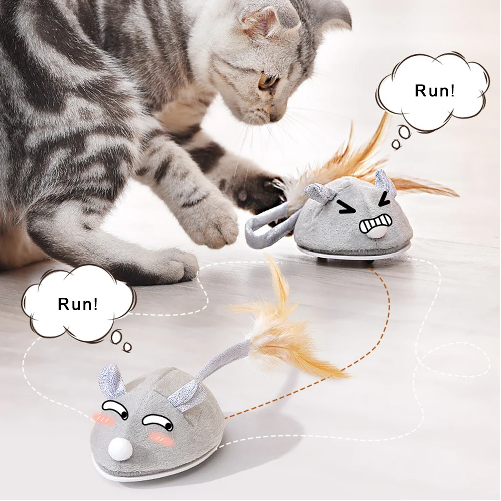Smart Sensing Mouse Cat Toys Interactive Electric Stuffed Toy Cat Teaser Self-Playing USB Charging Kitten Mice Toys for Cats Pet
Smart Sensing Mouse Cat Toys Interactive Electric Stuffed Toy Cat Teaser Self-Playing USB Charging Kitten Mice Toys for Cats Pet