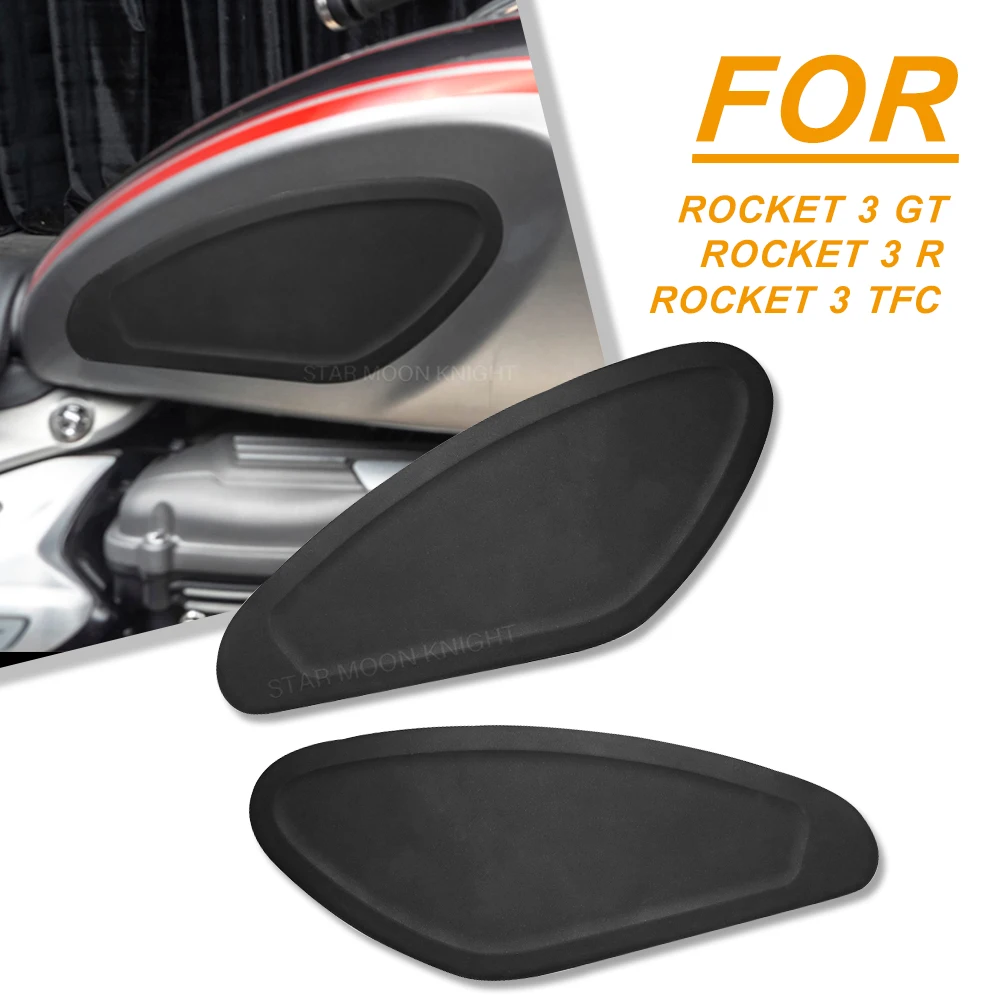 New Motorcycle Tank Pads Stickers For Rocket 3 GT R TFC Rocket3 Black Rubber Fuel Tank Pad Decal Gas Knee Grip Traction Pad
New Motorcycle Tank Pads Stickers For Rocket 3 GT R TFC Rocket3 Black Rubber Fuel Tank Pad Decal Gas Knee Grip Traction Pad