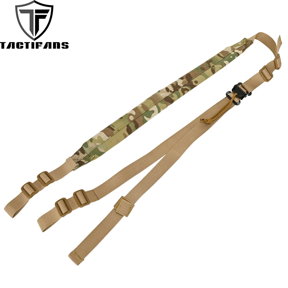 Tactifans MK2 Tactical Adjustable Two Point Sling Wide Padded Strap Clash Hooks Ribbed Grip QD Swivels Metal Adjuster Ultra
Tactifans MK2 Tactical Adjustable Two Point Sling Wide Padded Strap Clash Hooks Ribbed Grip QD Swivels Metal Adjuster Ultra