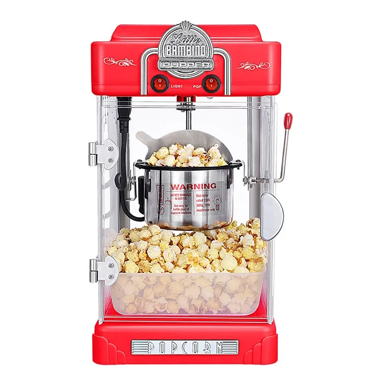 New Automatic Popcorn Machine Commercial Household Small Electric Popcorn Maker Machine Ball Type Non Stick Pot
New Automatic Popcorn Machine Commercial Household Small Electric Popcorn Maker Machine Ball Type Non Stick Pot