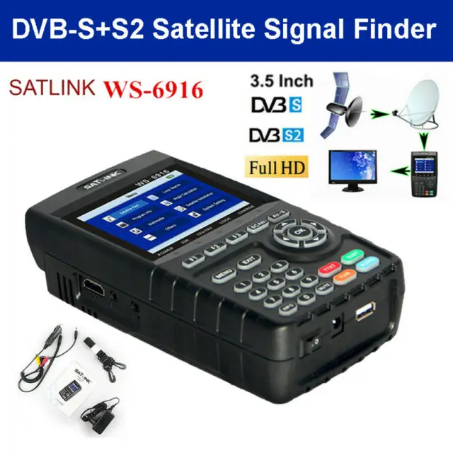 Цифровой спутниковый искатель Satlink, устройство для обнаружения dvb s2, устройство для обнаружения фотографий, устройство для обнаружения фото...
Цифровой спутниковый искатель Satlink, устройство для обнаружения dvb s2, устройство для обнаружения фотографий, устройство для обнаружения фото...