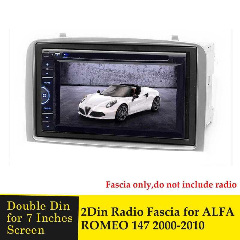 Двойная Din Facia для Alfa Romeo 147 2000-2010, радиоприемник, DVD, стереопанель, монтаж приборной панели, комплект облицовки, рамка для лица
Двойная Din Facia для Alfa Romeo 147 2000-2010, радиоприемник, DVD, стереопанель, монтаж приборной панели, комплект облицовки, рамка для лица