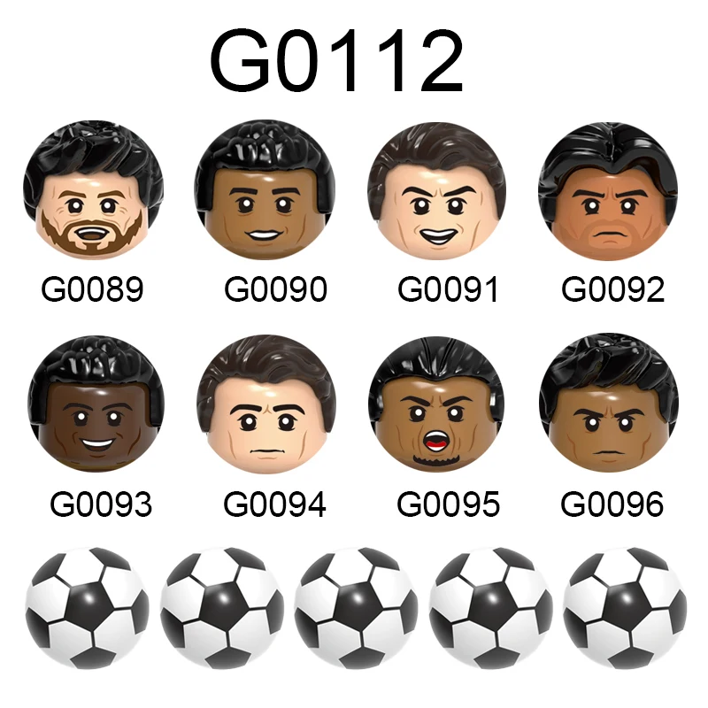 G0112 Hot Soccer Players Character Mini Building Blocks Action Figures ABS Plastic Educational Toys For Children Gifts
G0112 Hot Soccer Players Character Mini Building Blocks Action Figures ABS Plastic Educational Toys For Children Gifts