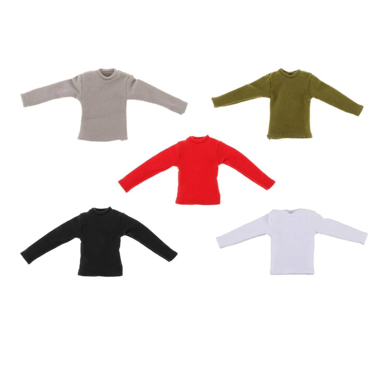 1/12 Scale Men Figure Long Sleeve T Shirt Clothing Miniature for 6 inch Doll Model Figures Dress up Accessories
1/12 Scale Men Figure Long Sleeve T Shirt Clothing Miniature for 6 inch Doll Model Figures Dress up Accessories