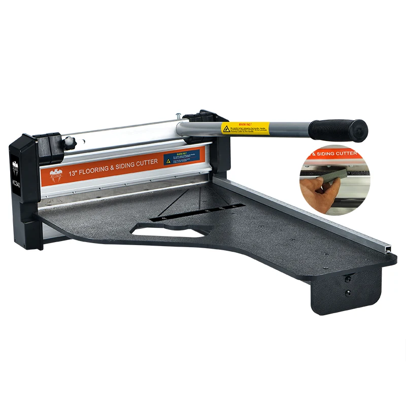 

KS EAGLE 13" Vinyl Laminate Floor Cutter For VCT, LVT, SPC, PVC, LVP, WPC, Rubber Floor and Rigid Core Vinyl Plank Cutter