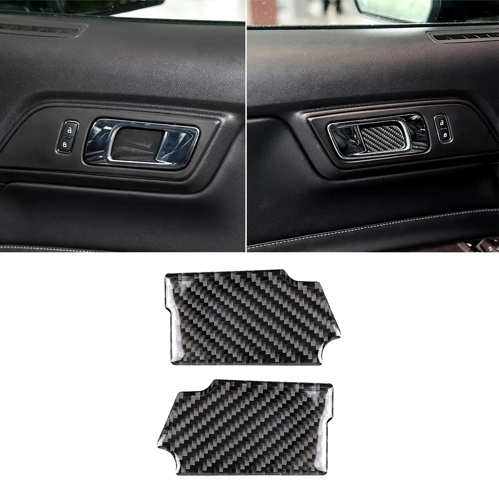 2Pcs For Ford Mustang 2015-2017 Car Door Bowl Handle Carbon Fiber Stickers Trim Covers Automobile Interior Accessories
2Pcs For Ford Mustang 2015-2017 Car Door Bowl Handle Carbon Fiber Stickers Trim Covers Automobile Interior Accessories