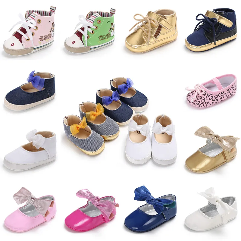 0-18 Months Newborn Girl And Boy Shoes First Walker Baby Shoes Soft Non Slip Sole Lovely Bow Casual Canvas Children Shoes
0-18 Months Newborn Girl And Boy Shoes First Walker Baby Shoes Soft Non Slip Sole Lovely Bow Casual Canvas Children Shoes