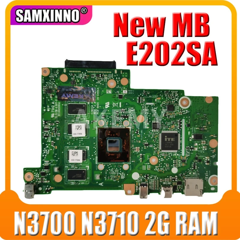 Материнская плата для ноутбука Akemy New E202SA Материнская плата Asus EeeBook E202S E202SA N3700 N3710 CPU 2G RAM
Материнская плата для ноутбука Akemy New E202SA Материнская плата Asus EeeBook E202S E202SA N3700 N3710 CPU 2G RAM