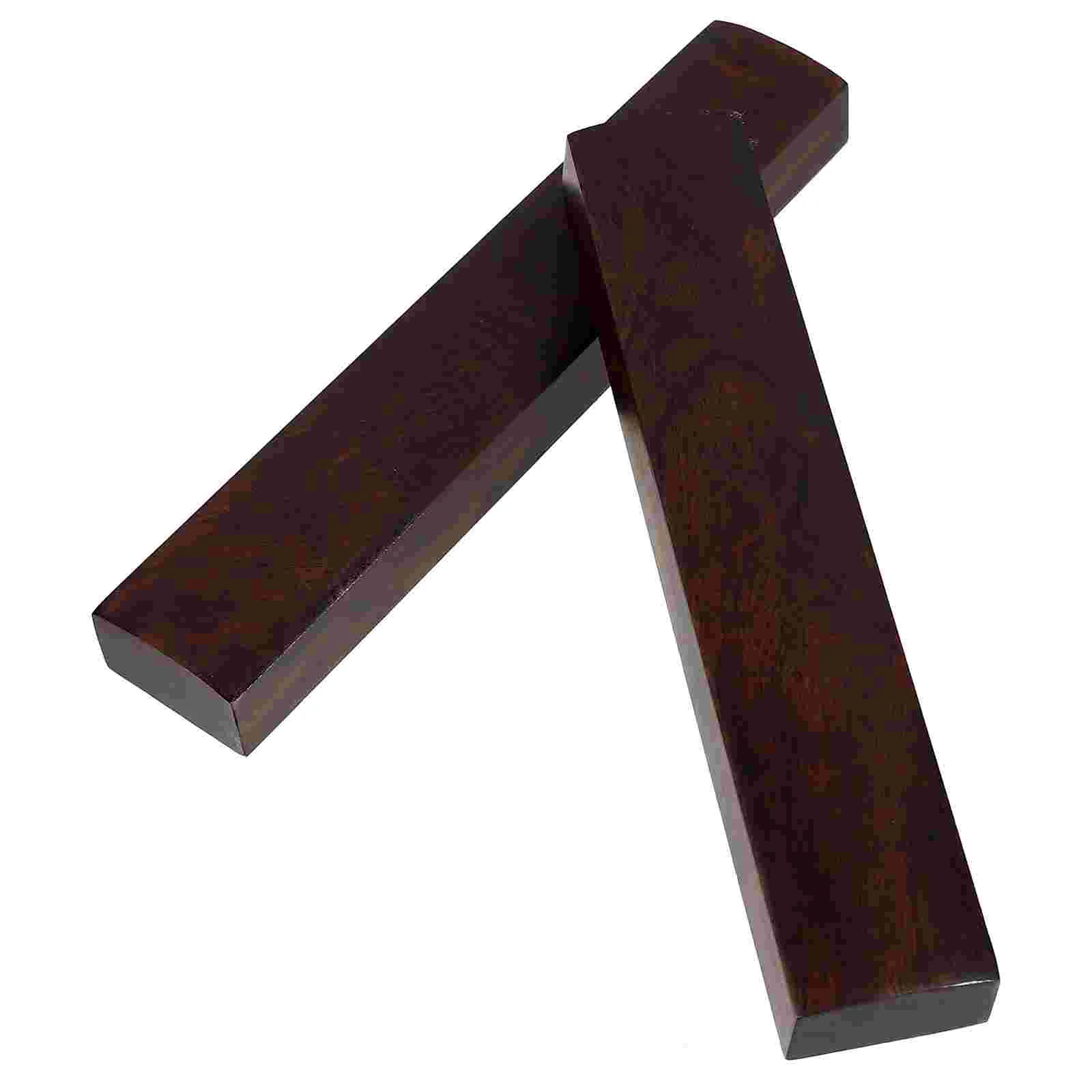 2 Pcs Town Ruler Wooden Letterweight Desk Topper Chines Painting Decor Black Catalpa Paper Paperweights Desktop Decors 
2 Pcs Town Ruler Wooden Letterweight Desk Topper Chines Painting Decor Black Catalpa Paper Paperweights Desktop Decors