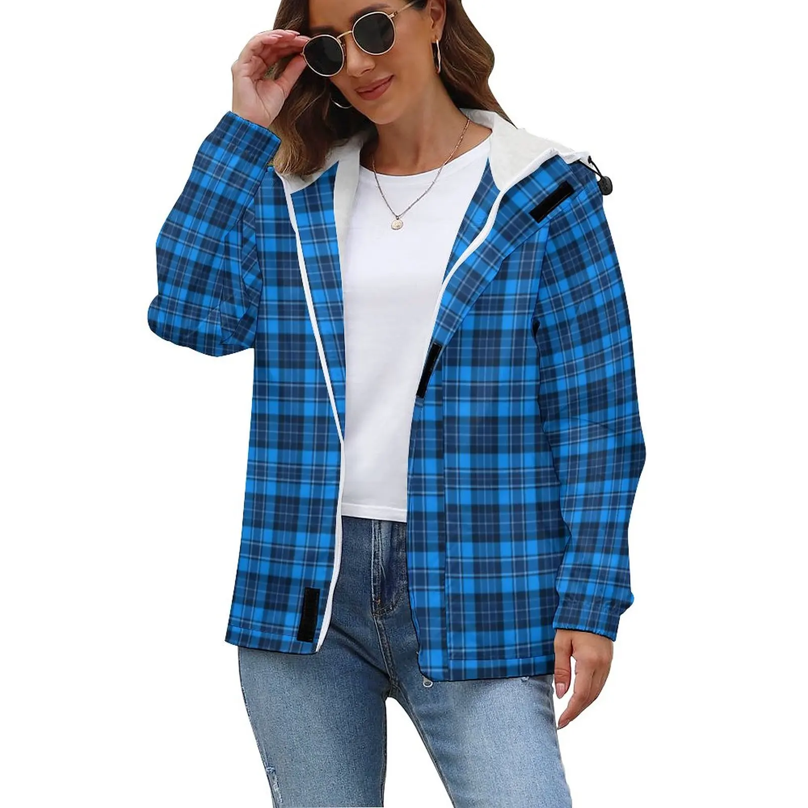 Женская винтажная клетчатая куртка, синяя Уличная Повседневная зимняя куртка в клетку, с капюшоном, размеры 3XL, 4XL, 5XL
Женская винтажная клетчатая куртка, синяя Уличная Повседневная зимняя куртка в клетку, с капюшоном, размеры 3XL, 4XL, 5XL