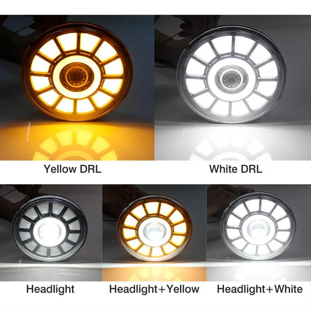 Excellent 7-Inch DRL White Angel Eye Driving Signal Bulbs Angel Eye Design Headlight Long Lifespan for Motorcycle
Excellent 7-Inch DRL White Angel Eye Driving Signal Bulbs Angel Eye Design Headlight Long Lifespan for Motorcycle