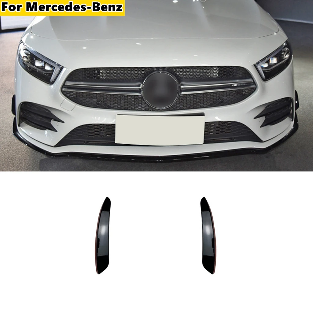2Pcs Car Front Bumper Lip Splitter Spoiler Kit Side Canards Trim For Mercedes-Benz A-Class W177 A180 A200 A220 A35 AMG
2Pcs Car Front Bumper Lip Splitter Spoiler Kit Side Canards Trim For Mercedes-Benz A-Class W177 A180 A200 A220 A35 AMG