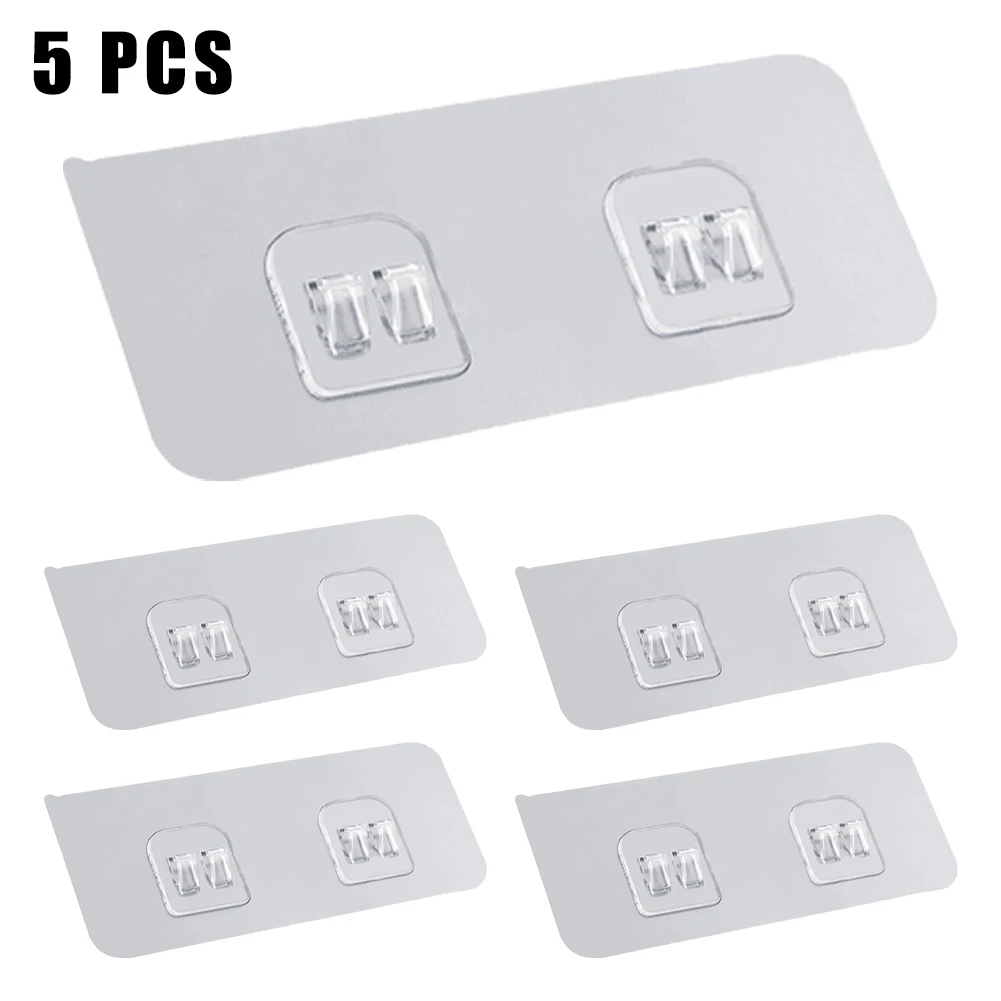 5Pcs Waterproof Transparent Wall Shelf Sticker Rack Sticking Screw Hook Kitchen Bathroom Non Trace Stickers Holder
5Pcs Waterproof Transparent Wall Shelf Sticker Rack Sticking Screw Hook Kitchen Bathroom Non Trace Stickers Holder