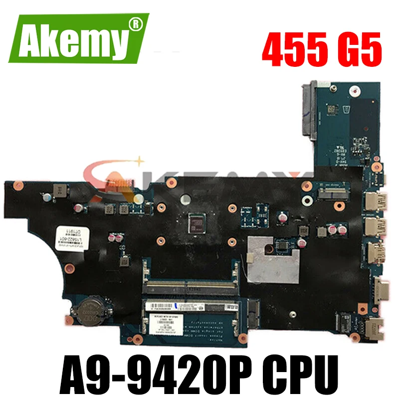 For HP PROBOOK 455 G5 Laptop Motherboard With A9-9420P CPU L15822-601 L15822-001 DAX9AAMB6E0 tested ok
For HP PROBOOK 455 G5 Laptop Motherboard With A9-9420P CPU L15822-601 L15822-001 DAX9AAMB6E0 tested ok