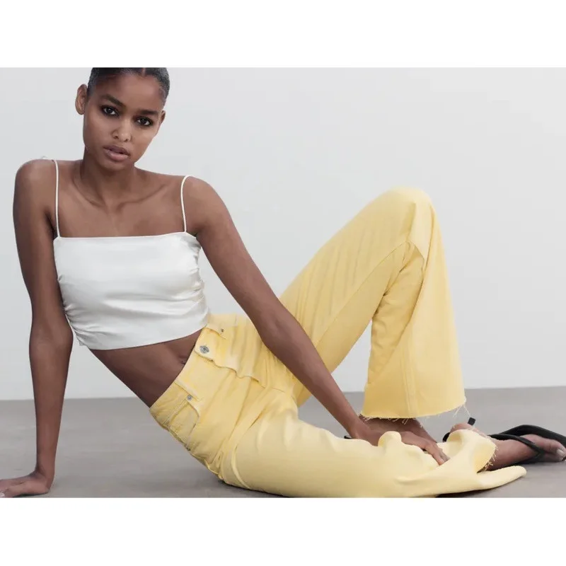 ZA Green Baggy Jeans Women Wide Leg Pants Retro High Waist Casual Boyfriends Straight Trousers Multi Color Female Denim Pants
ZA Green Baggy Jeans Women Wide Leg Pants Retro High Waist Casual Boyfriends Straight Trousers Multi Color Female Denim Pants