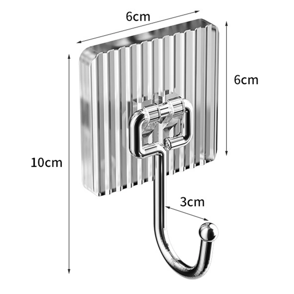 1pc Acrylic Acrylic Wall Hook Acrylic Hook Acrylic Durable No Punching Secure Adhesion For Bathroom Kitchen Glass
1pc Acrylic Acrylic Wall Hook Acrylic Hook Acrylic Durable No Punching Secure Adhesion For Bathroom Kitchen Glass