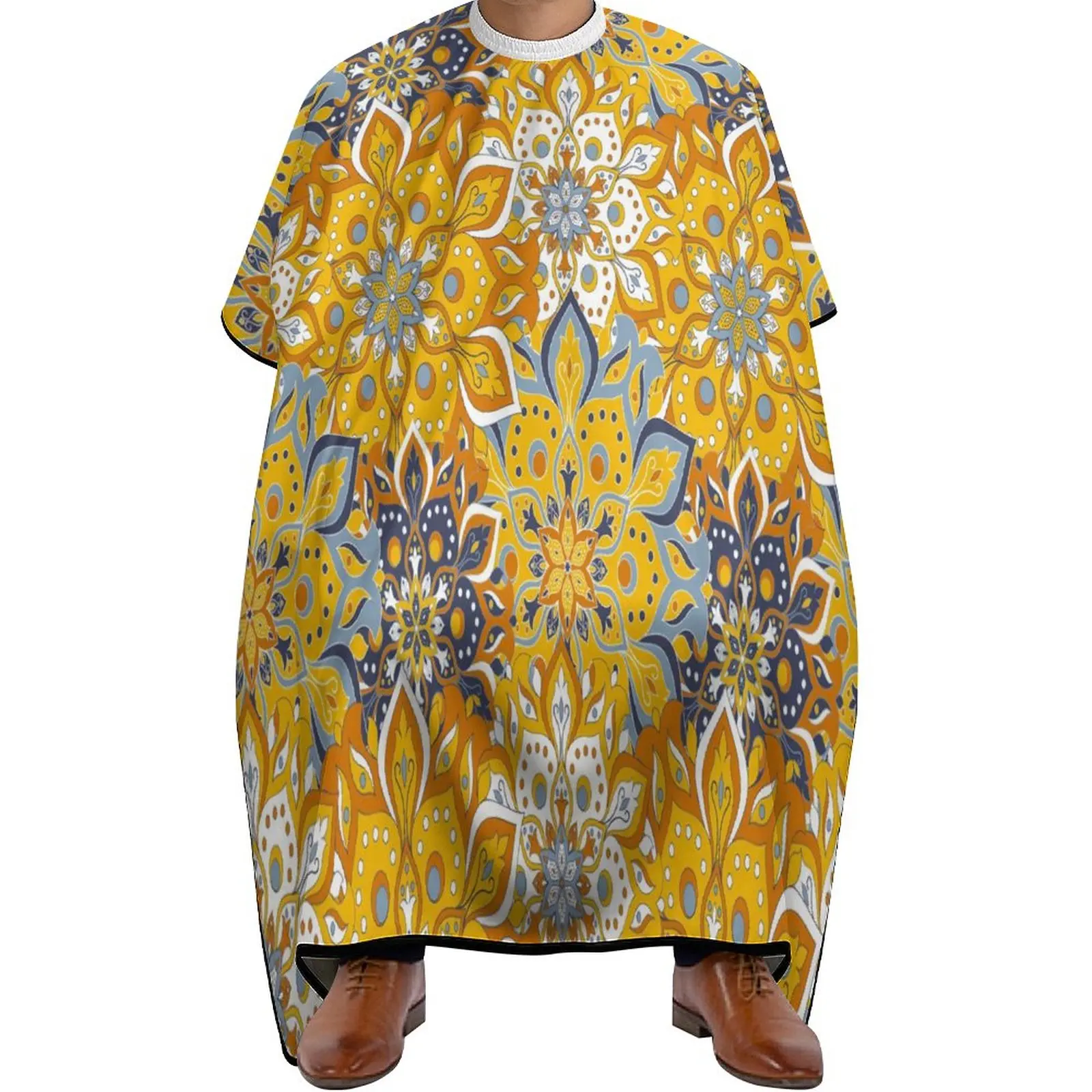 Professional Barber Cape Polyester Hair Cutting Salon Cape Water And Stain Resistant Apron Cutting Hair Bohemia India Pattern
Professional Barber Cape Polyester Hair Cutting Salon Cape Water And Stain Resistant Apron Cutting Hair Bohemia India Pattern