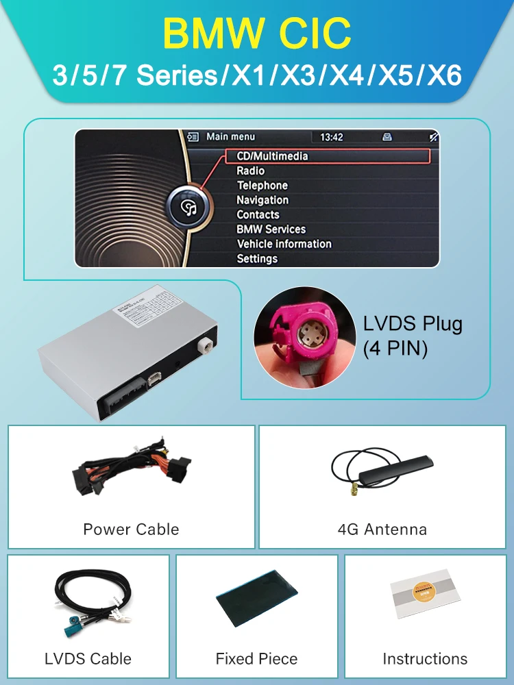 Беспроводная система CarPlay для BMW CCC CIC NBT EVO System 1, 2, 3, 4, 5, 7 серии X1 X3 X4 X5 X6 F15 F16 F25 F26 F48 F01 F10 F22 F20 F30 F32
Беспроводная система CarPlay для BMW CCC CIC NBT EVO System 1, 2, 3, 4, 5, 7 серии X1 X3 X4 X5 X6 F15 F16 F25 F26 F48 F01 F10 F22 F20 F30 F32