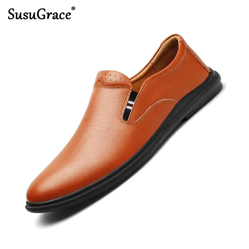 Susugrace Leather Men Casual Shoes 2022 Spring Breathable Driving Male Moccasins Outdoor Slip-on Black Loafers for Men Flats
Susugrace Leather Men Casual Shoes 2022 Spring Breathable Driving Male Moccasins Outdoor Slip-on Black Loafers for Men Flats