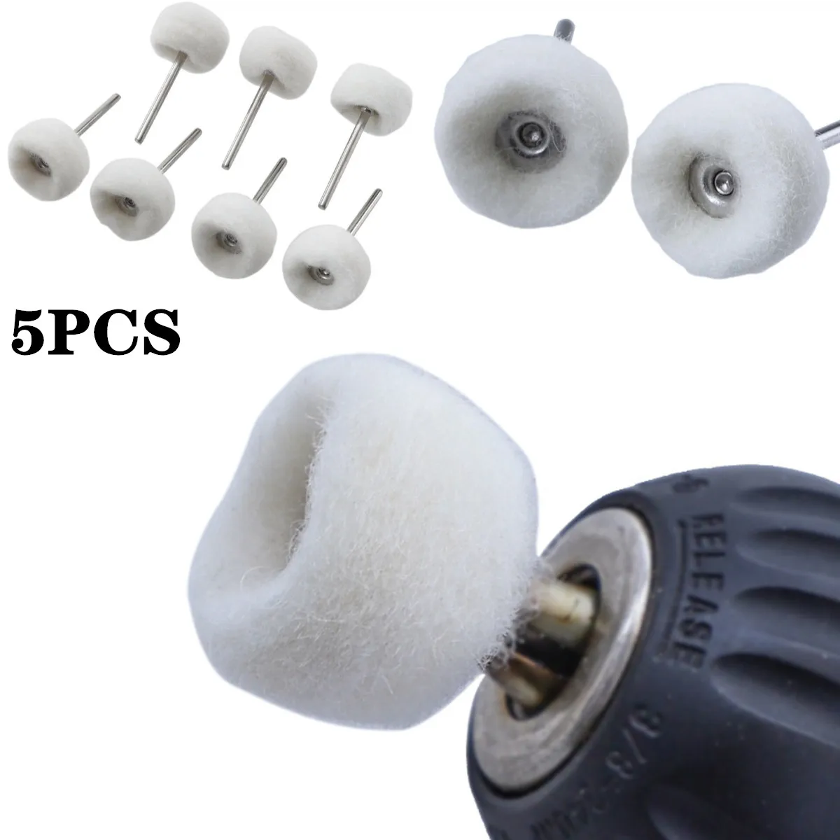 5Pcs Felt Grinding Sanding Head Abrasive Buffing Wheel 3mm Shank Cotton Thread Polishing Mini Brush
5Pcs Felt Grinding Sanding Head Abrasive Buffing Wheel 3mm Shank Cotton Thread Polishing Mini Brush