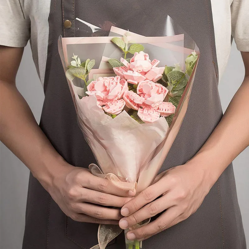 Creative Ideas Flowers Bouquet Model Building Blocks DIY Romantic Rose Flower Plant Bricks Home Decoration Toys Girlfriend Gift
Creative Ideas Flowers Bouquet Model Building Blocks DIY Romantic Rose Flower Plant Bricks Home Decoration Toys Girlfriend Gift