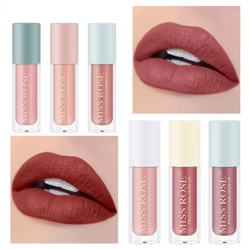 

5Colors/Sets Sexy Matte Liquid Lipstick Lip Glaze Sets Natural Moisturizer Waterproof Velvet Lip Glosses Makeup