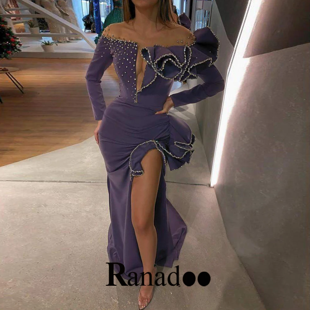Sexy Prom Evening Dress Stain Full Sleeve Sequins Trumpet Slit Deep V Neck Court Train Stain Corset Cocktail Party Custom Made
Sexy Prom Evening Dress Stain Full Sleeve Sequins Trumpet Slit Deep V Neck Court Train Stain Corset Cocktail Party Custom Made