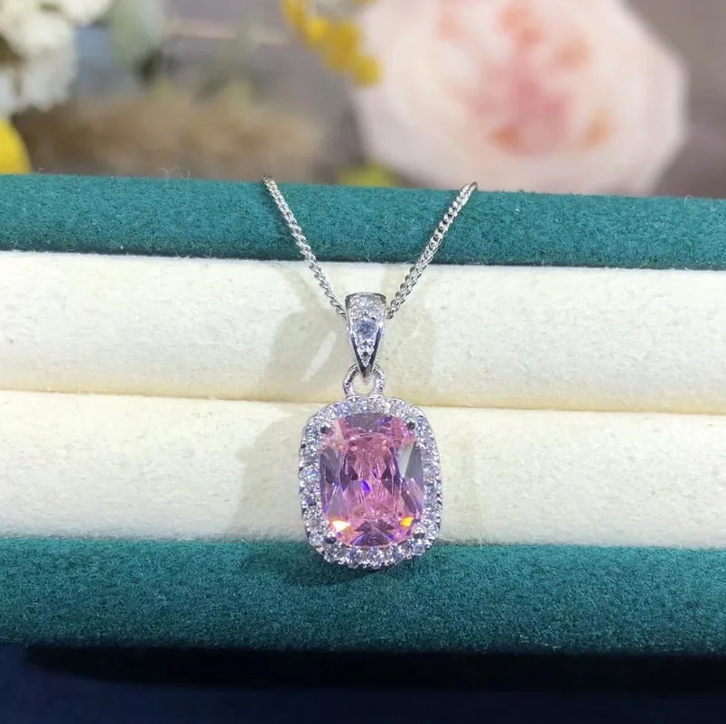 ANGLANG Bright Pink/Blue/Yellow Cubic Zirconia Square Pendant Necklace for Women High Quality Fashion Necklaces Party Jewelry
ANGLANG Bright Pink/Blue/Yellow Cubic Zirconia Square Pendant Necklace for Women High Quality Fashion Necklaces Party Jewelry