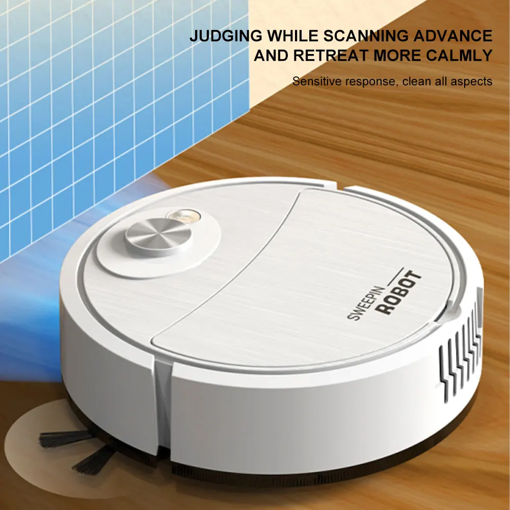 3 in 1 Intelligent Sweeping Robotic Vacuum Low Noise Floor Sweeper Automatic Household Intelligent Vacuum Cleaner Carpet Cleaner
3 in 1 Intelligent Sweeping Robotic Vacuum Low Noise Floor Sweeper Automatic Household Intelligent Vacuum Cleaner Carpet Cleaner