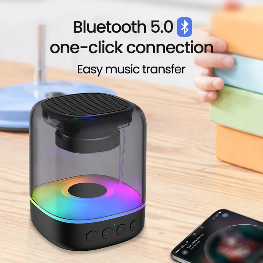 Bluetooth-динамик, цветная лампа, BT5.0, беспроводная маленькая звуковая коробка, Hi-Fi стерео Портативная Bluetooth-колонка, сабвуфер
Bluetooth-динамик, цветная лампа, BT5.0, беспроводная маленькая звуковая коробка, Hi-Fi стерео Портативная Bluetooth-колонка, сабвуфер
