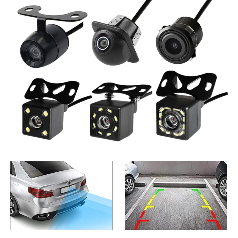 

Car Rear View Camera Night Vision Reversing Auto Parking Camera IP68 Waterproof CCD LED Auto Backup Monitor Camera 170 Degree HD