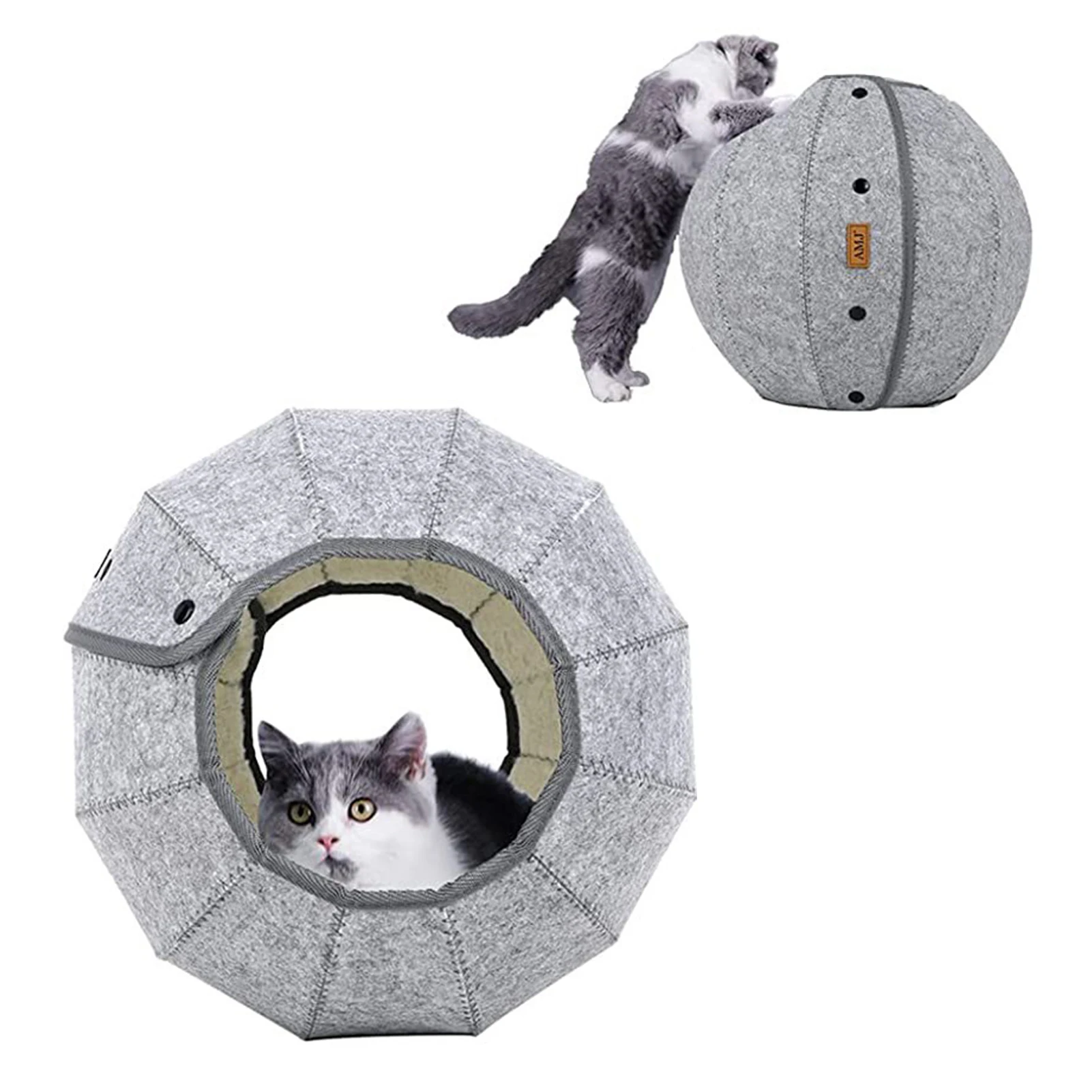 Cat Tunnel Bed Foldable Pet Tube Condos Soft Cat Cave Foldable Pet Tunnel Tube Condos Cat Toy Ball Felt Cat Cave Beds For Indoor
Cat Tunnel Bed Foldable Pet Tube Condos Soft Cat Cave Foldable Pet Tunnel Tube Condos Cat Toy Ball Felt Cat Cave Beds For Indoor