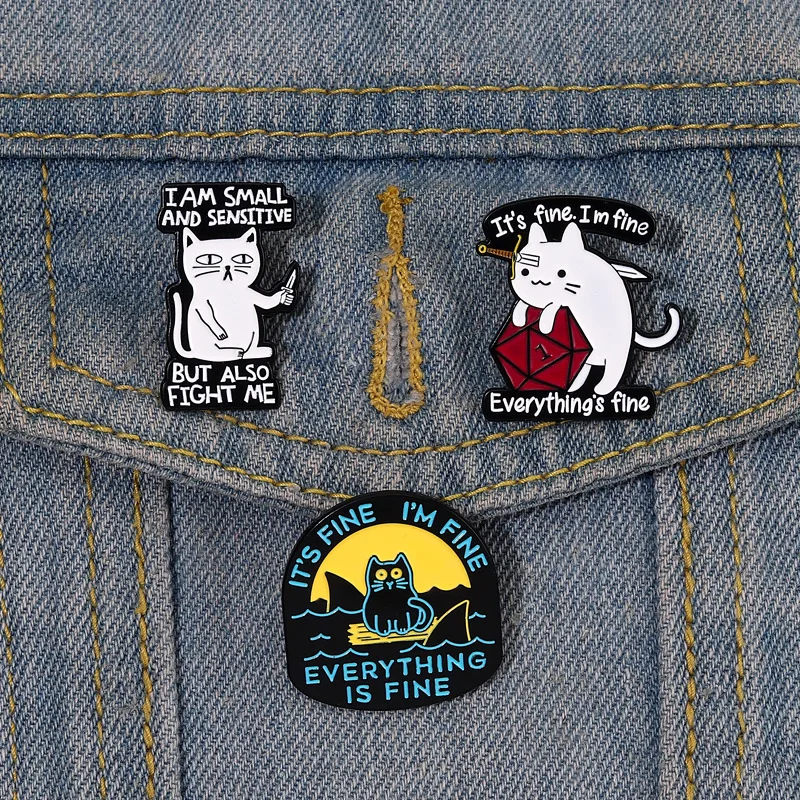 Animal Pin Custom Enamel Pin for Kids Friends Lapel Badge Brooch Cat Shark Sword Badge Kitty Jewelry Gift
Animal Pin Custom Enamel Pin for Kids Friends Lapel Badge Brooch Cat Shark Sword Badge Kitty Jewelry Gift