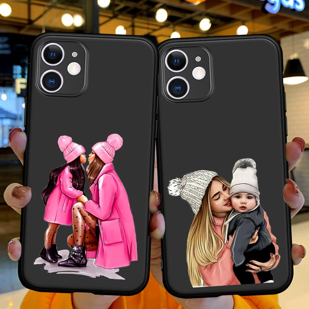 Fashion Beautiful baby and mom Funda For IPhone 11 12 13 14 11 Pro X XS Max XR 6 7 8 Plus SE Phone Case Soft Silicone Tpu Cover
Fashion Beautiful baby and mom Funda For IPhone 11 12 13 14 11 Pro X XS Max XR 6 7 8 Plus SE Phone Case Soft Silicone Tpu Cover