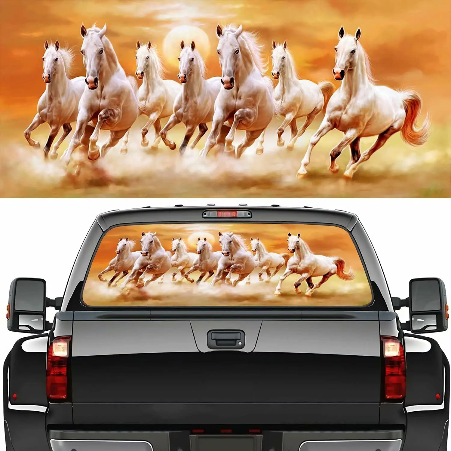 Rear Window Decals - Window Tint for Trucks,SUV, Cars, Universal,Single Side View Perforated Vinyl Window Film Truck Back Window
Rear Window Decals - Window Tint for Trucks,SUV, Cars, Universal,Single Side View Perforated Vinyl Window Film Truck Back Window