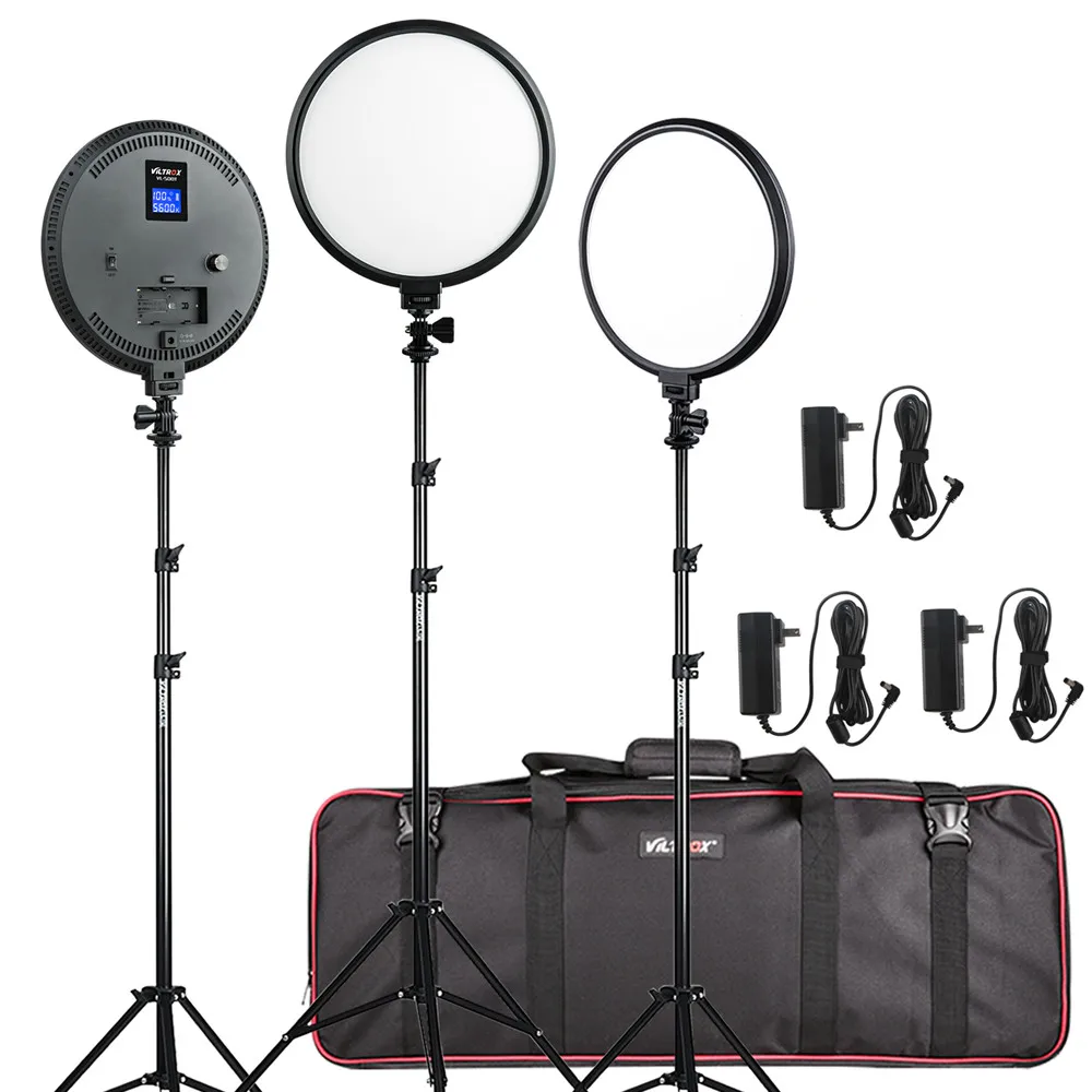 Viltrox VL-500T 2/3 PCS 25W Video LED Light Studio Bi-color Slim Dimmable Lamp Light Strand for Camera Facebook YouTube
Viltrox VL-500T 2/3 PCS 25W Video LED Light Studio Bi-color Slim Dimmable Lamp Light Strand for Camera Facebook YouTube