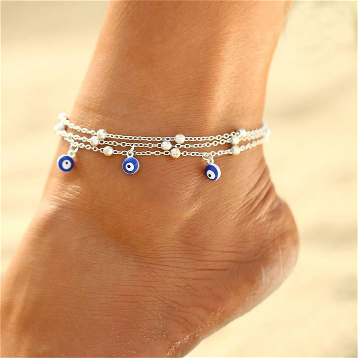 Turkish Evil Blue Eyes Tassel Anklets For Women Bohemia Resin Demon Eye Leg Ankle Bracelet Summer Beach Party Lucky Foot Jewelry
Turkish Evil Blue Eyes Tassel Anklets For Women Bohemia Resin Demon Eye Leg Ankle Bracelet Summer Beach Party Lucky Foot Jewelry