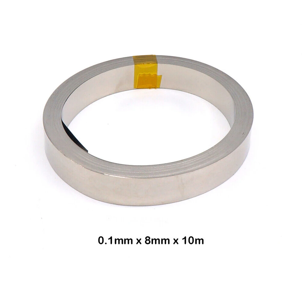Plated Strip Nickel-plated Tape Welding Equipment 0.1/0.15/0.2mm 10m 10m/roll Nickel Plated Pure Nickel Silver High Quality
Plated Strip Nickel-plated Tape Welding Equipment 0.1/0.15/0.2mm 10m 10m/roll Nickel Plated Pure Nickel Silver High Quality