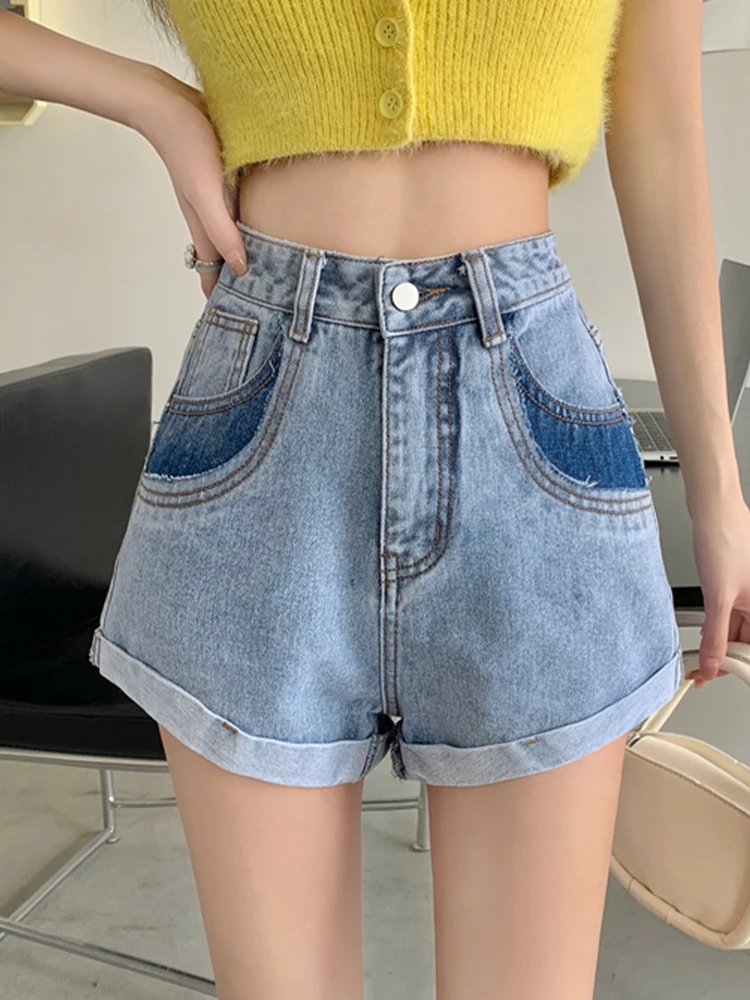 Versatile Jeans 2022 Summer High Waist Personality Pocket Contrast Color Flange Loose Shorts Fashion Women's Clothing
Versatile Jeans 2022 Summer High Waist Personality Pocket Contrast Color Flange Loose Shorts Fashion Women's Clothing