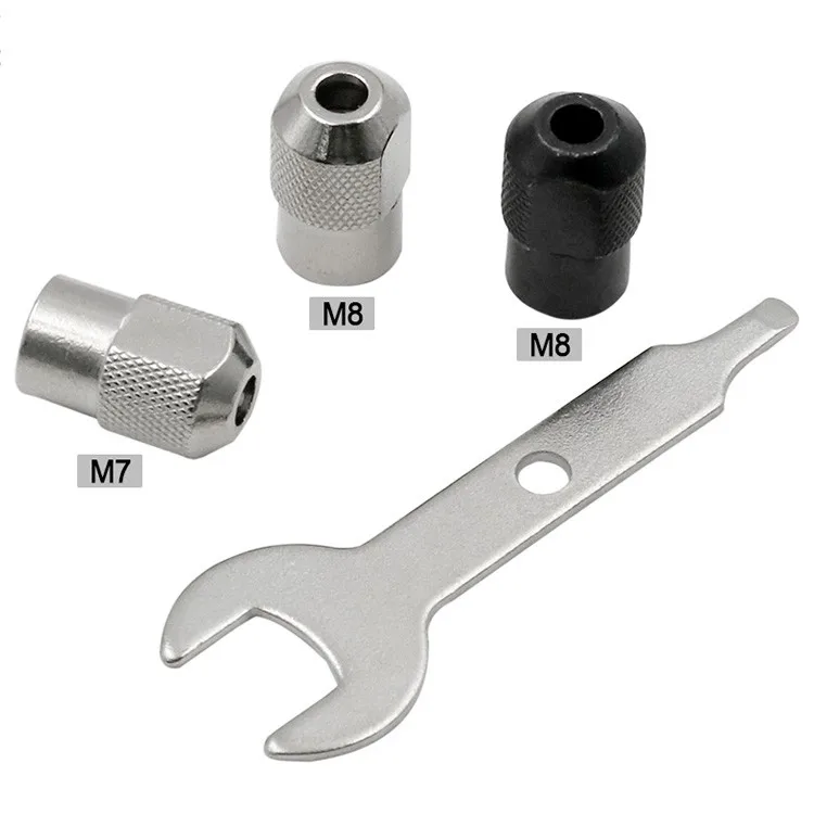 M7/M8x0.75 Electric Chuck Rotary Tool Multi Chuck With Mini Wrench Keyless Faster Bit Swaps Dremel Rotary Tools Accessories
M7/M8x0.75 Electric Chuck Rotary Tool Multi Chuck With Mini Wrench Keyless Faster Bit Swaps Dremel Rotary Tools Accessories