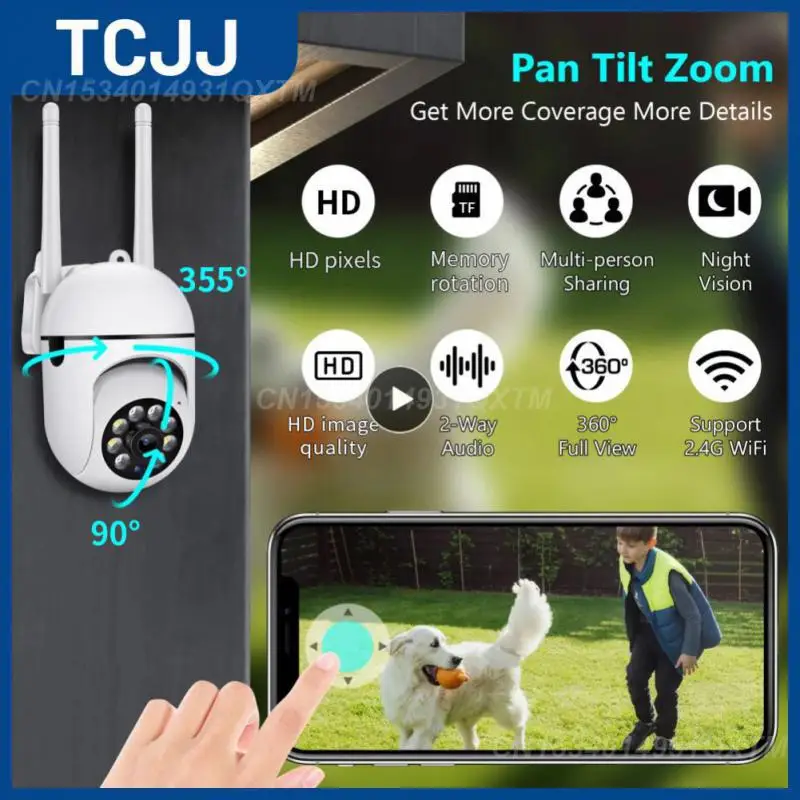 Wi-Fi камера, полноцветная камера видеонаблюдения, видеоняня, 720p, 4-кратный цифровой зум, ночная Ip-камера, фотокамера 2,4g
Wi-Fi камера, полноцветная камера видеонаблюдения, видеоняня, 720p, 4-кратный цифровой зум, ночная Ip-камера, фотокамера 2,4g